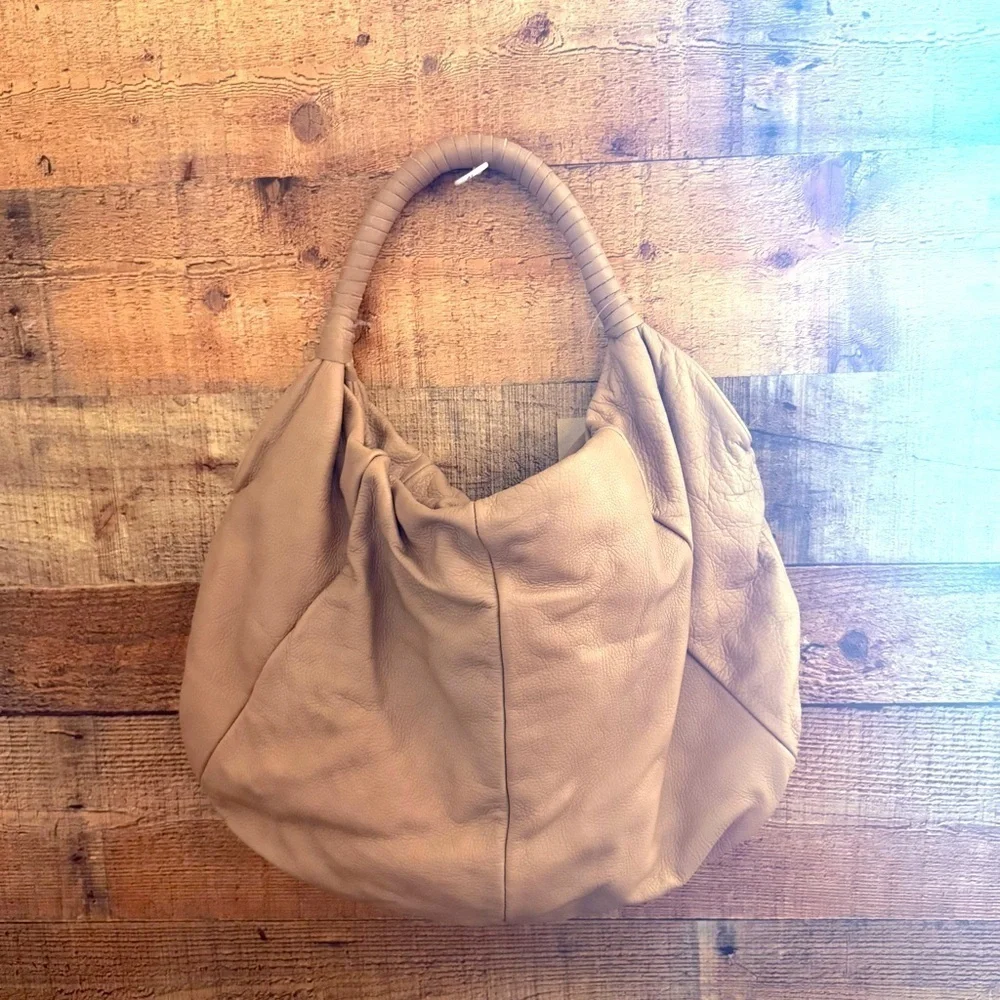 NWT Sundance Made in Italy Leather Hobo Bag